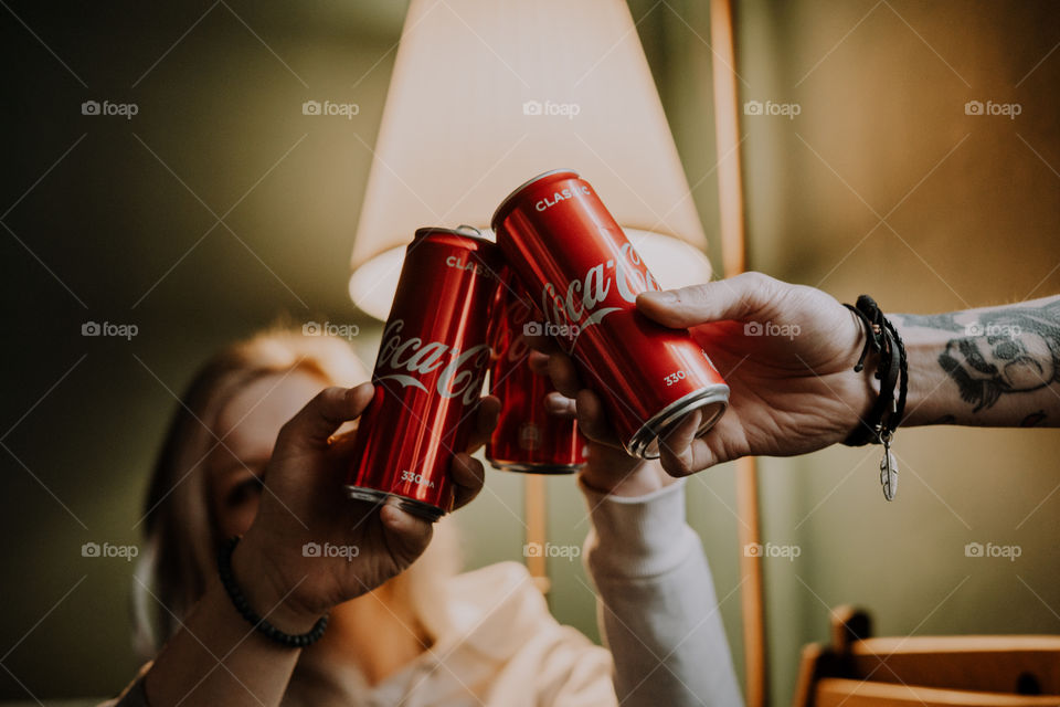 friends with coca cola