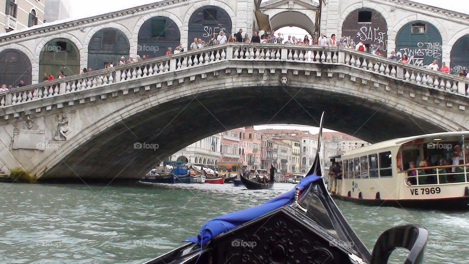 italy bridge venice gondola by riverracer