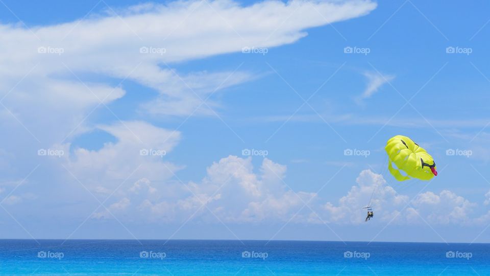 Caribbean beach scene