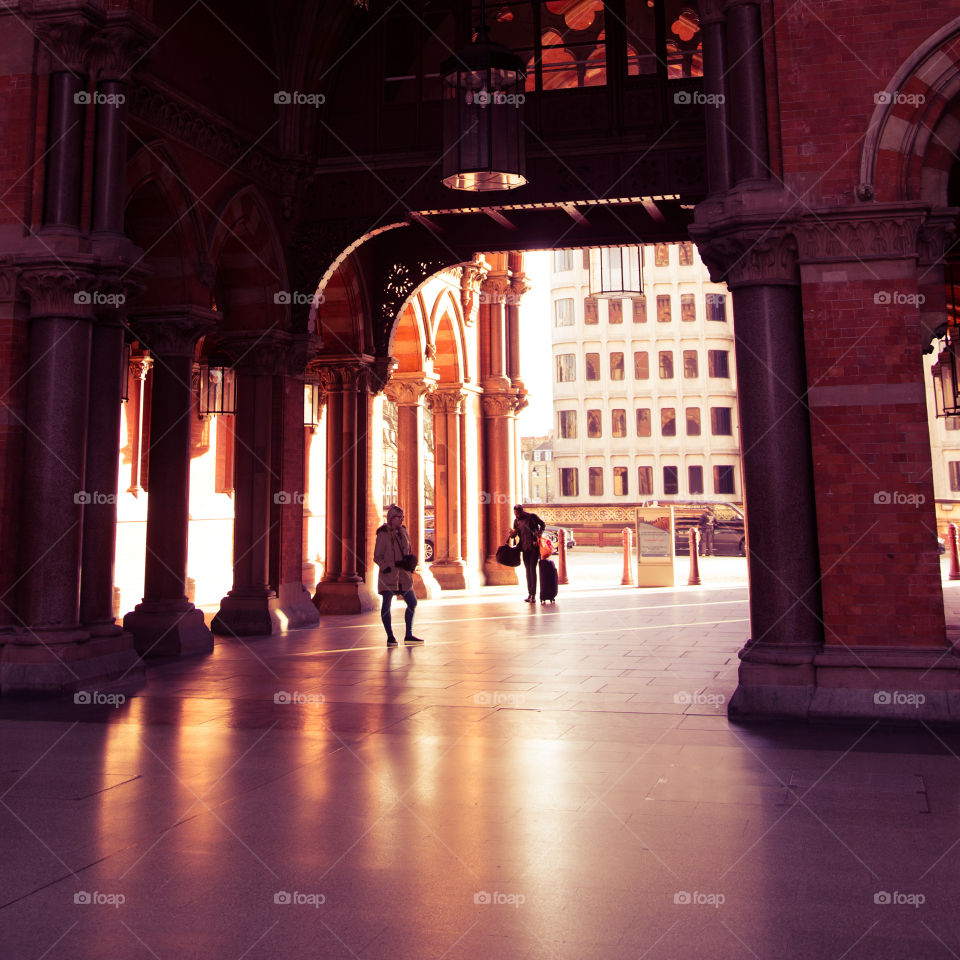 A nice street view in London, UK