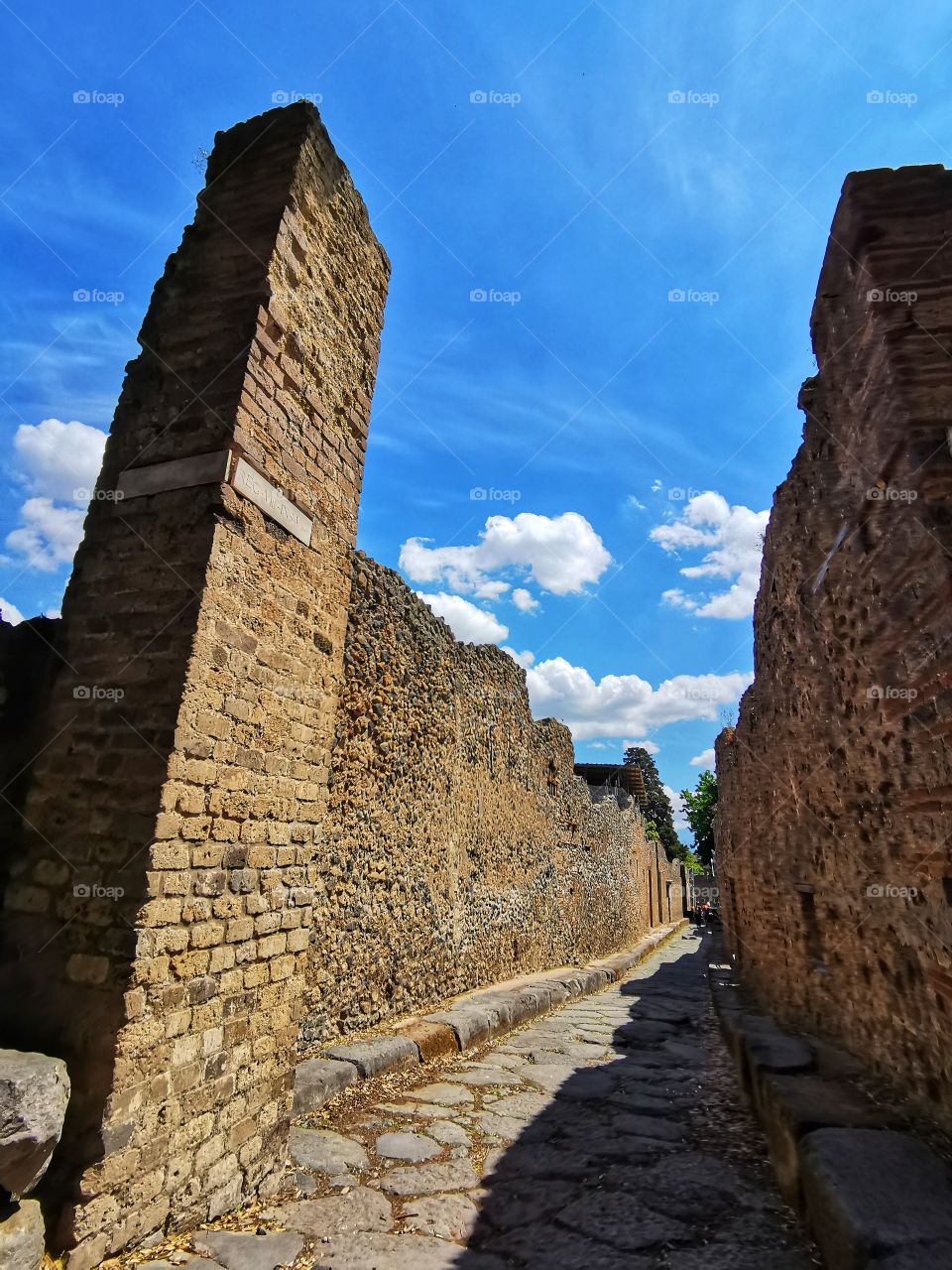 Ruins of Pompeii, Italy.