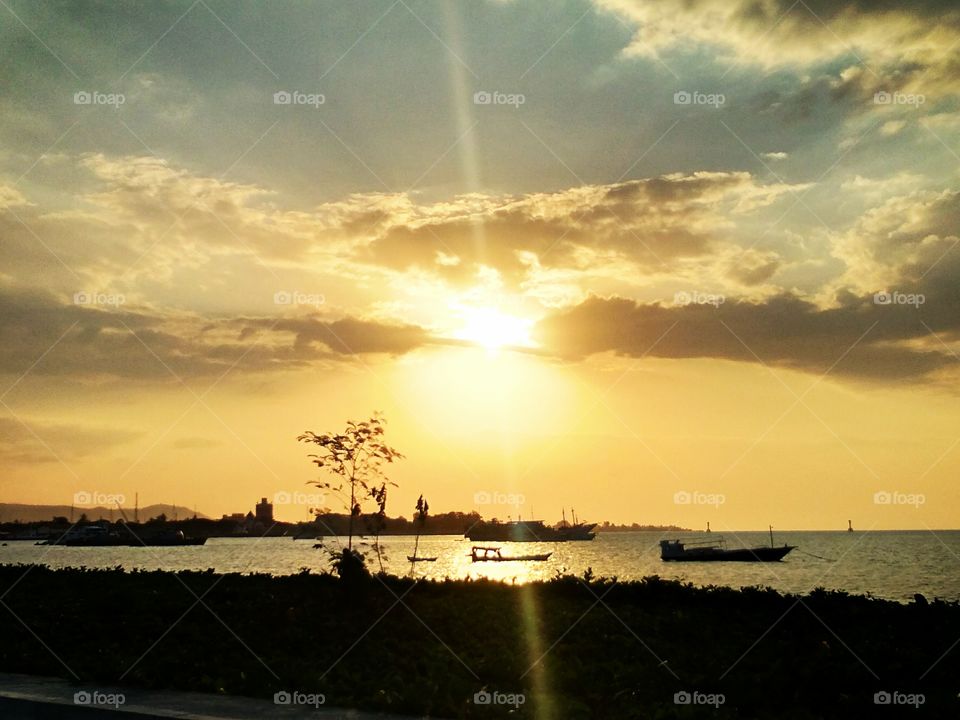 Terrific Sunset in Dili, Timor Leste