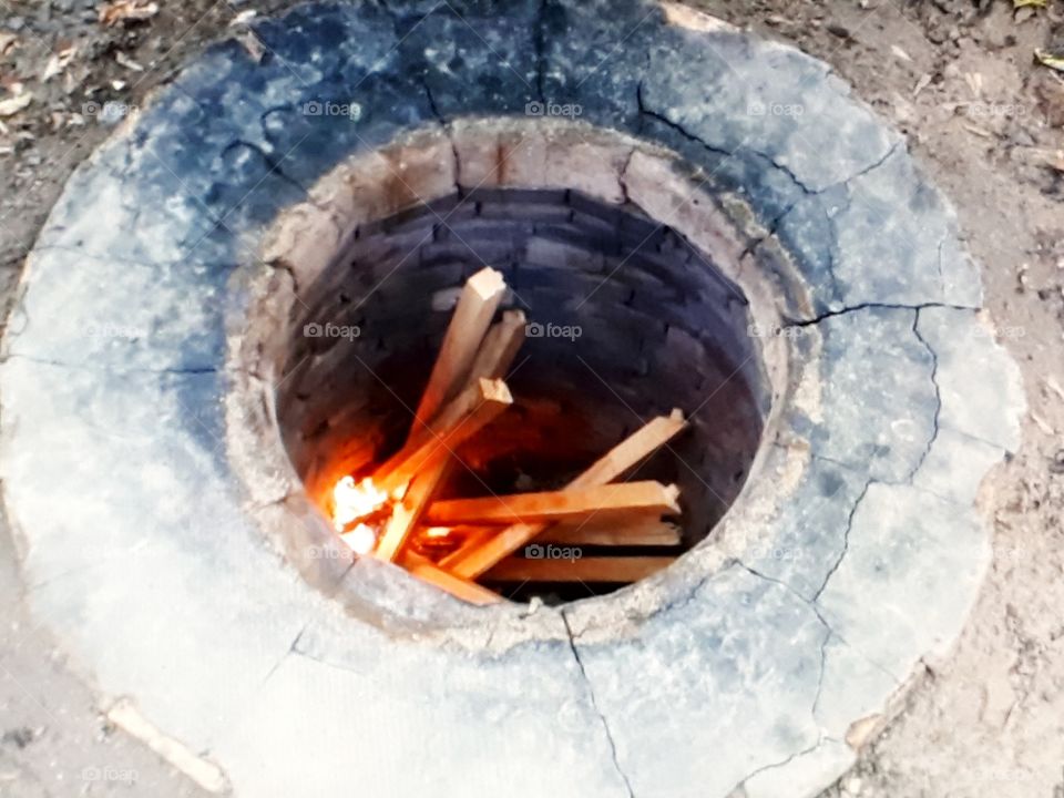 Armenian tonic_this is the oven where lavash is baked