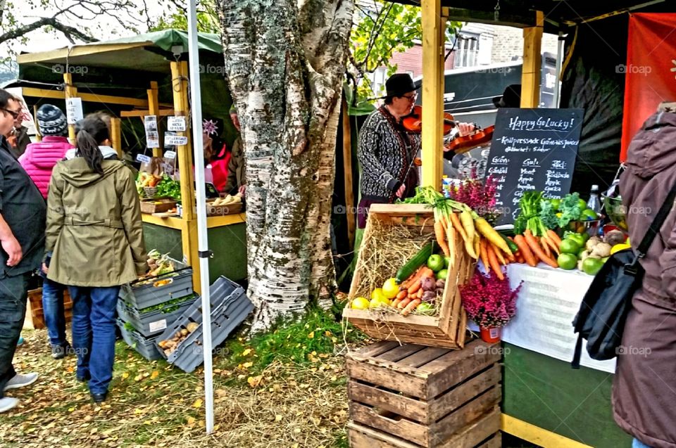 Autumn market. Autumn market