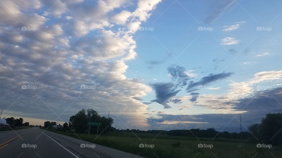 Early morning clouds