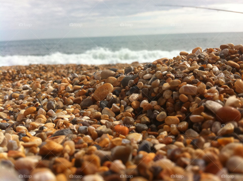 beach ocean sky macro by upyanose