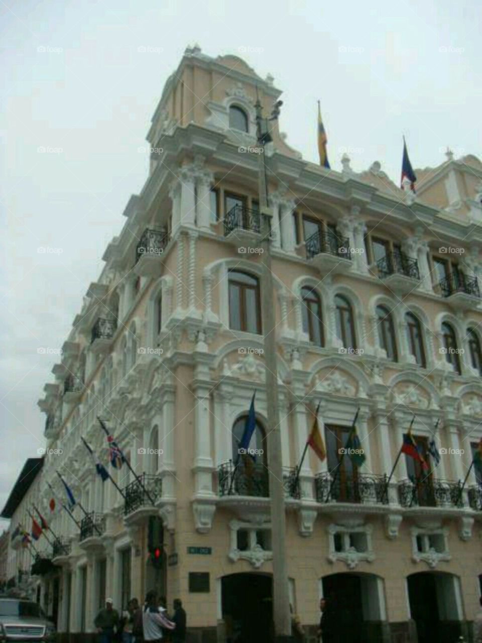Quito Ecuador. expensive hotel downtown Quito Ecuador