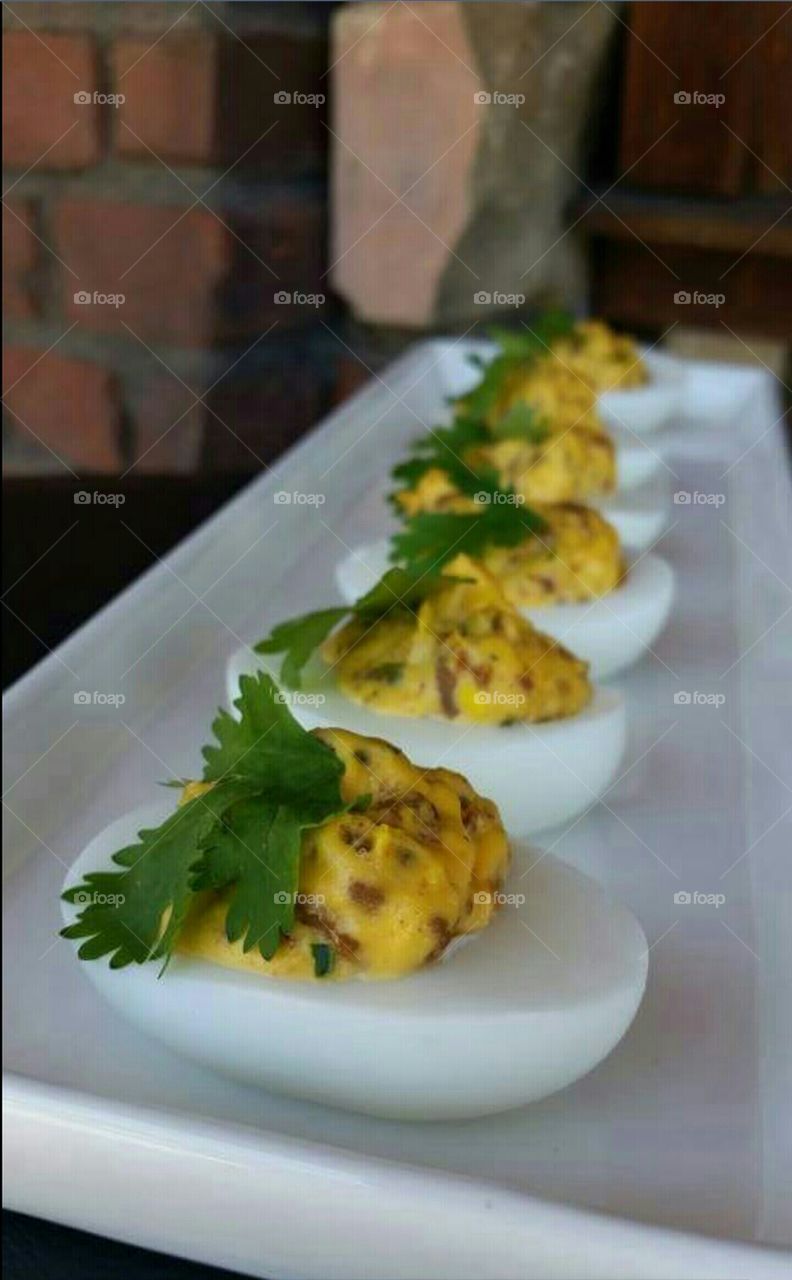 chorizo deviled eggs