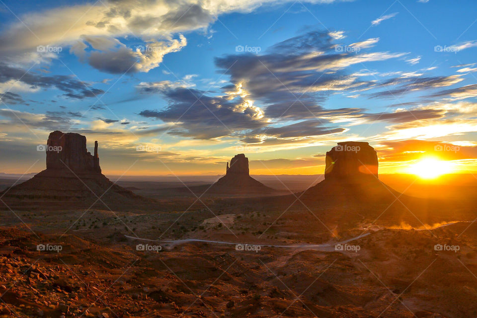 Desert sunrise