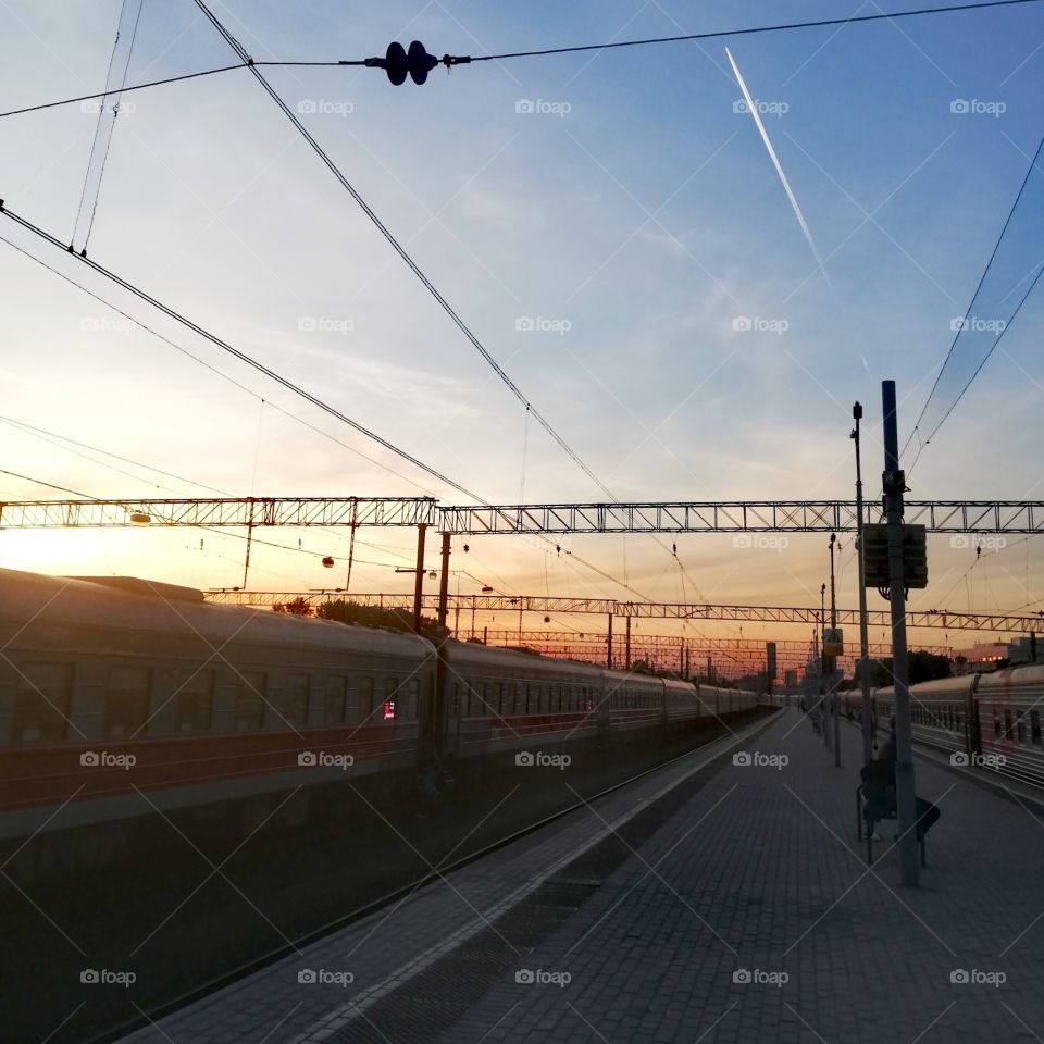 Вокзал, Москва, Россия