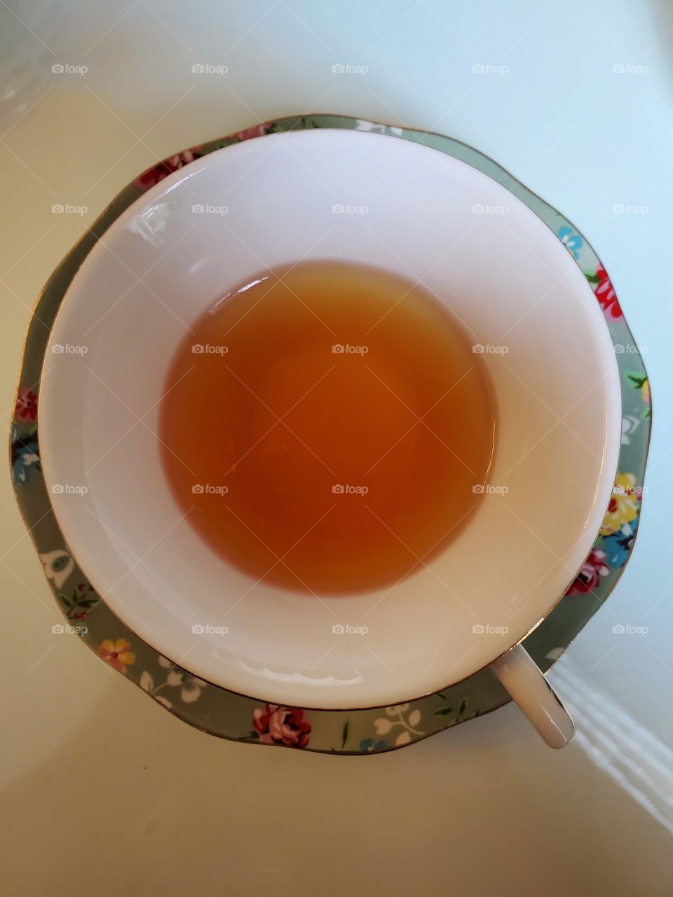 tea in a tea cup