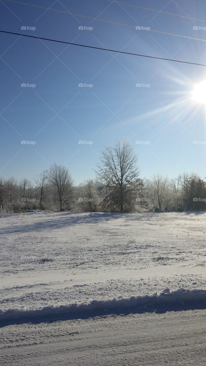 Landscape, Winter, Snow, Weather, Cold