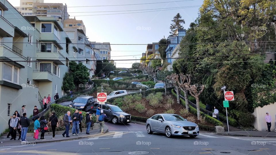 Famous Lombard street San Francisco