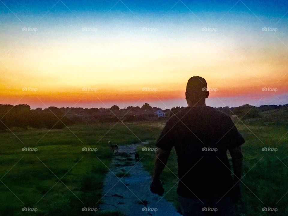 Sunset walk