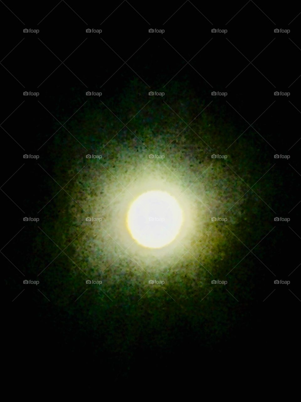 Southern Manitoba moon, taken with my cell.