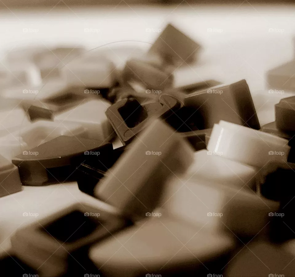 black and white blocks