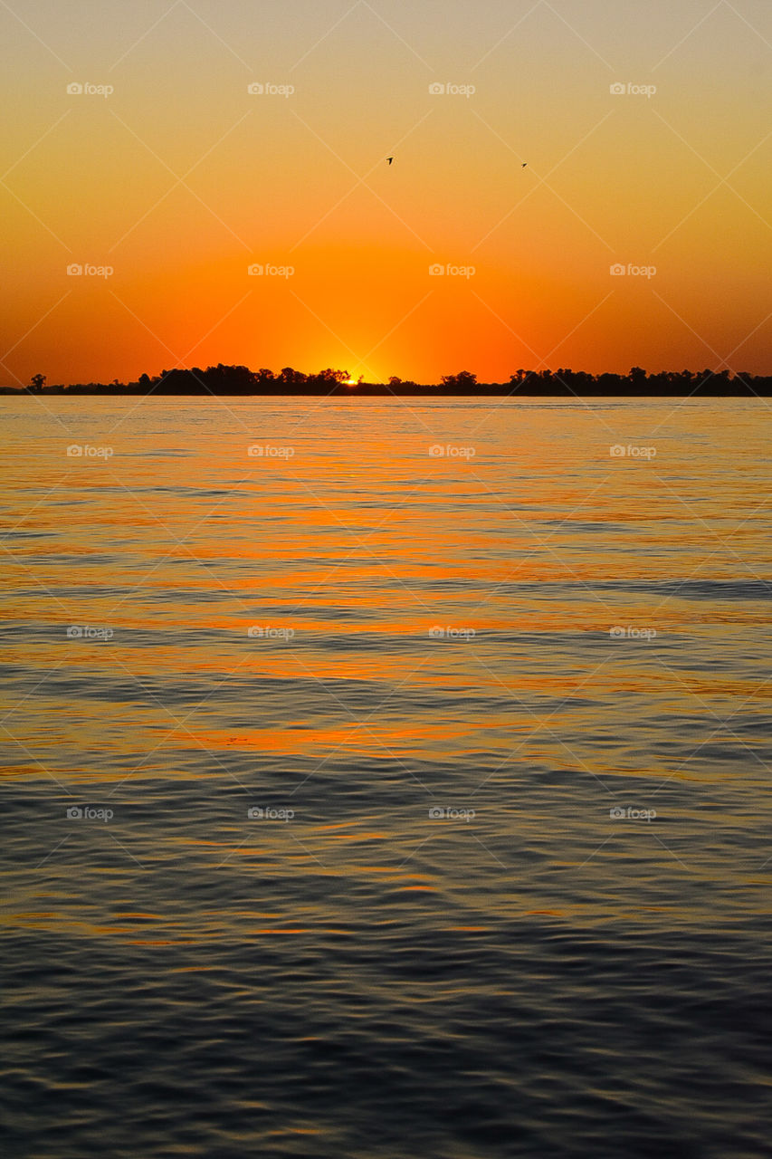 atardecer en un día d verano