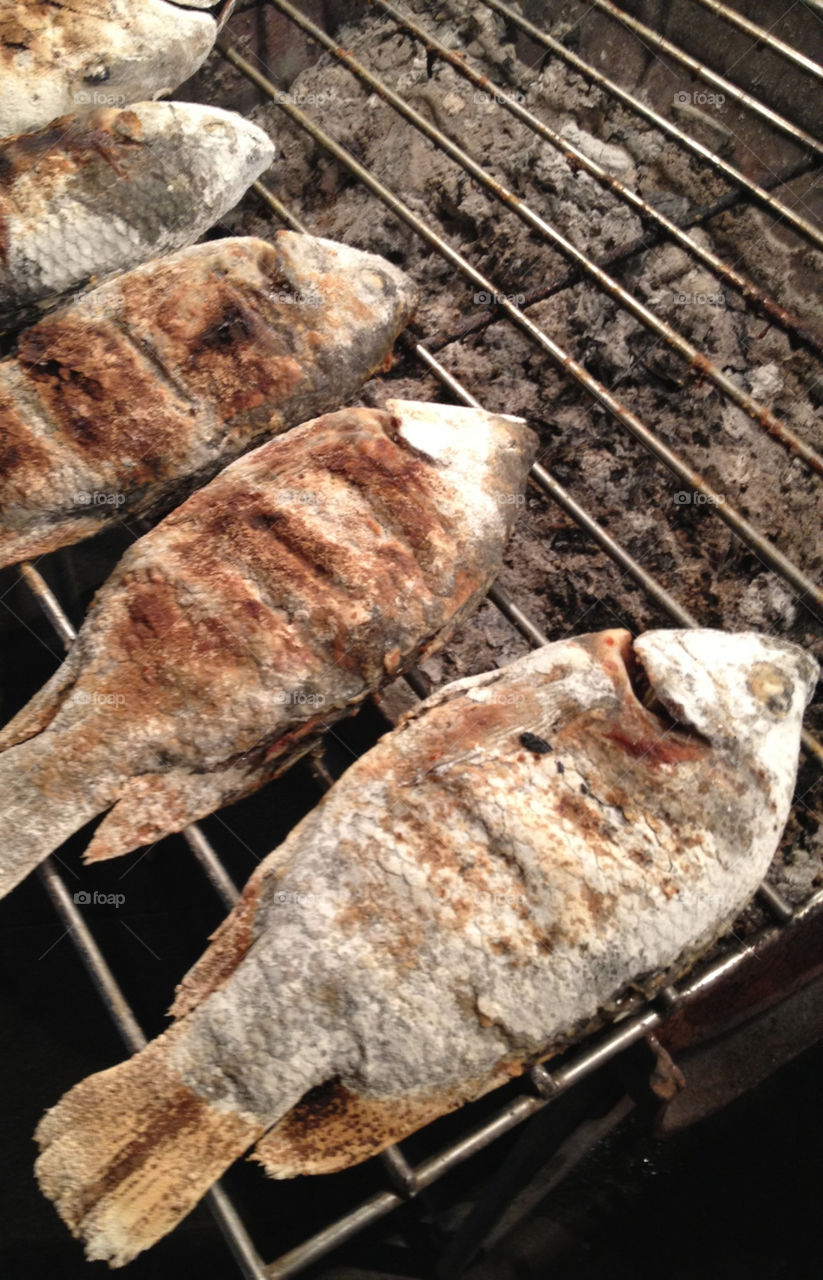 food bbq seafood grilled fish by cathrine27