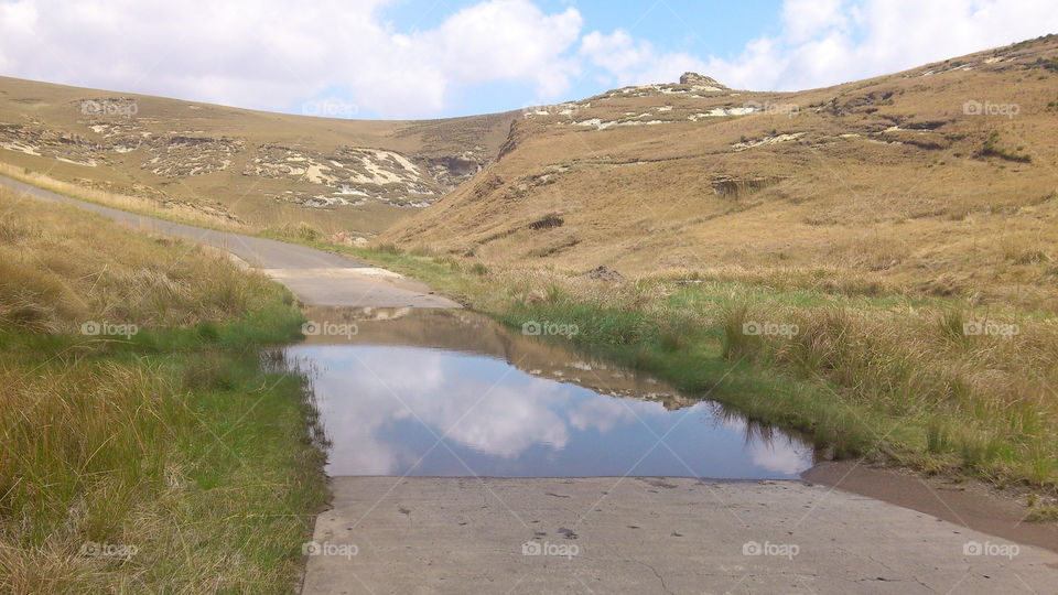 driving into the sky