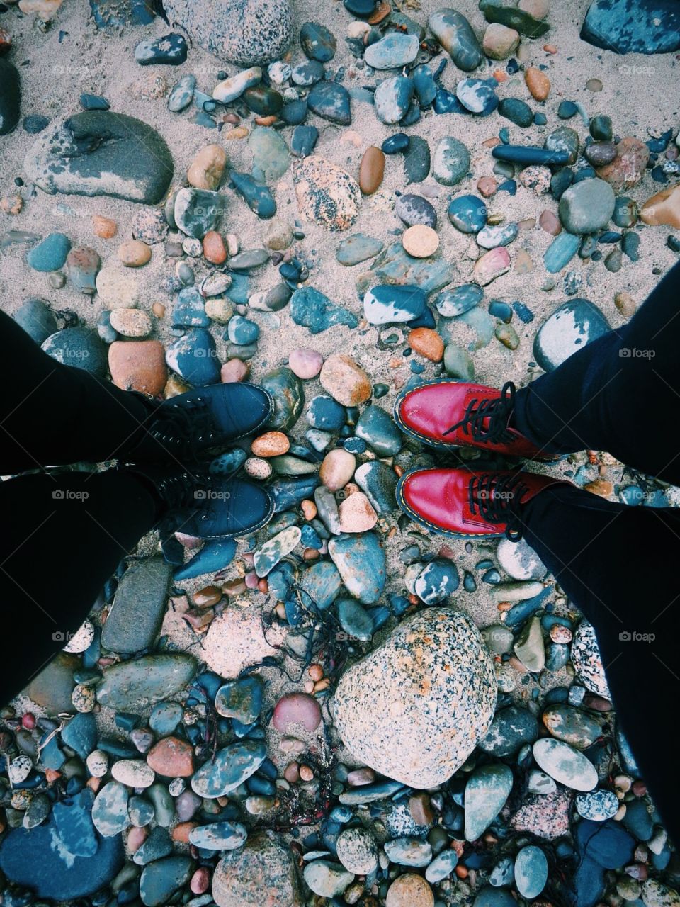 Boots and stones