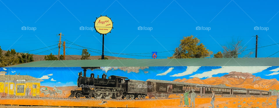 Painted Train