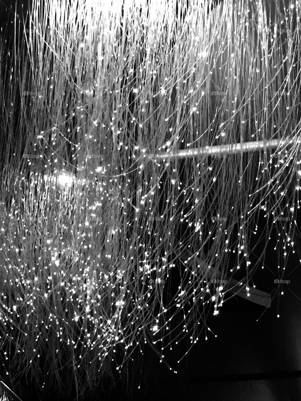 Raindrop lights at Amura Japanese Steakhouse 