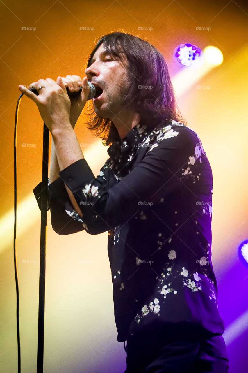 Primal Scream. primal Scream playing at Vida Festival 2015