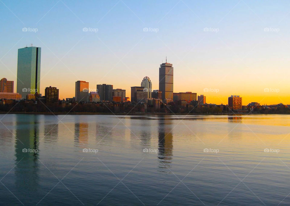 buildings river boston sea by kbchalson