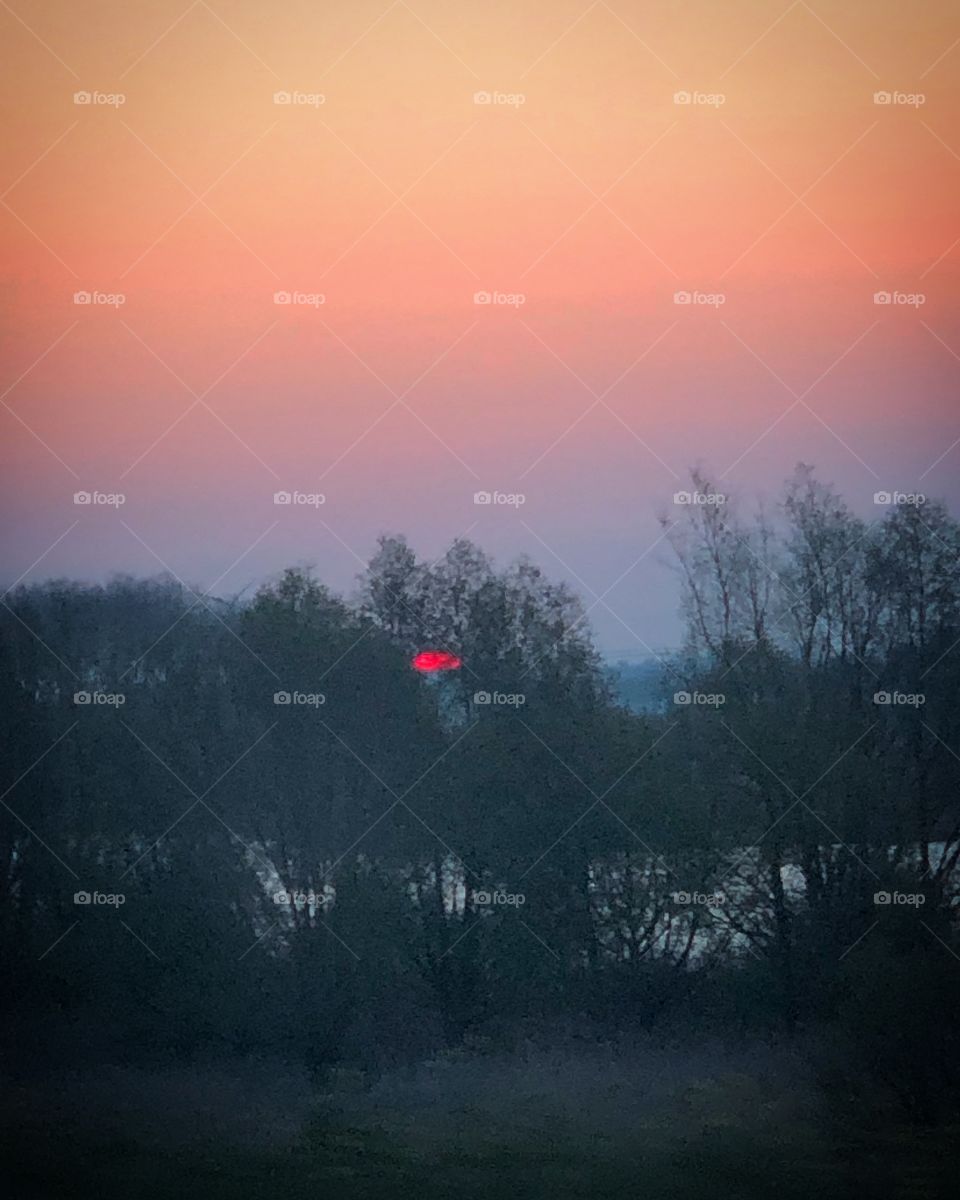 Sunrise in the Netherlands