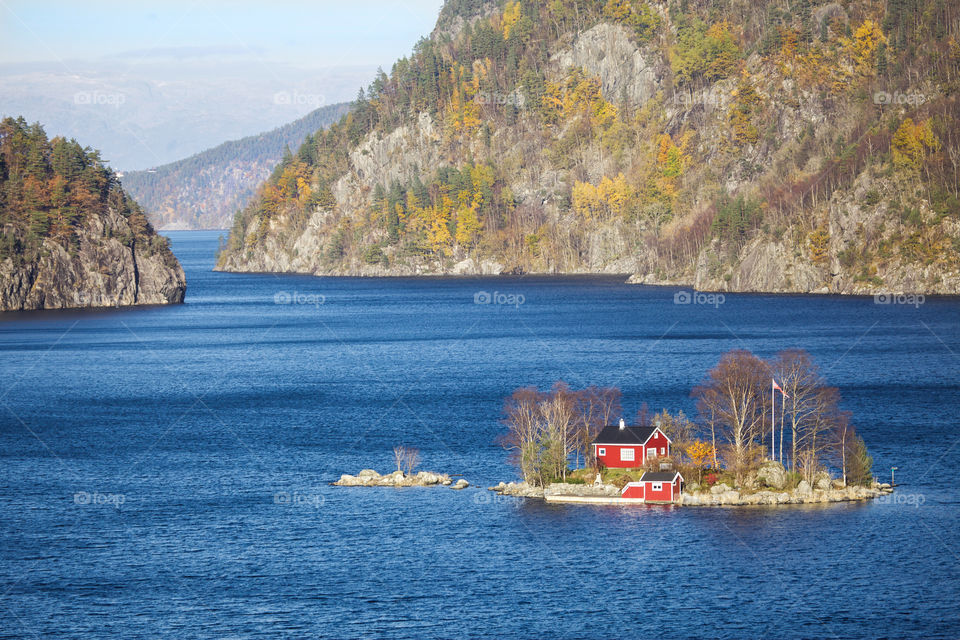 Small island, small cottage. 