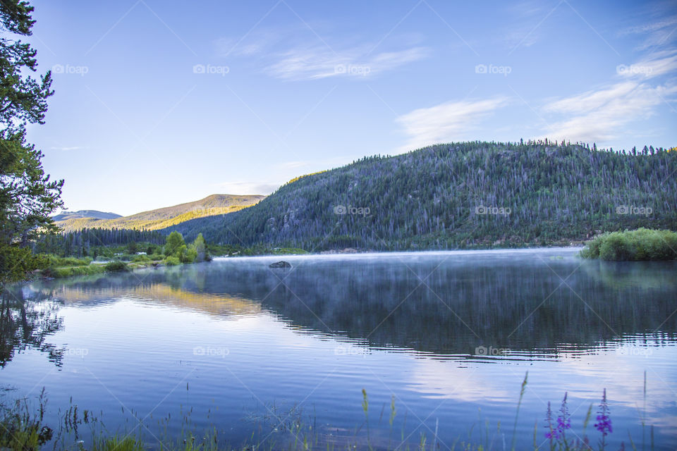 Lake reflection 