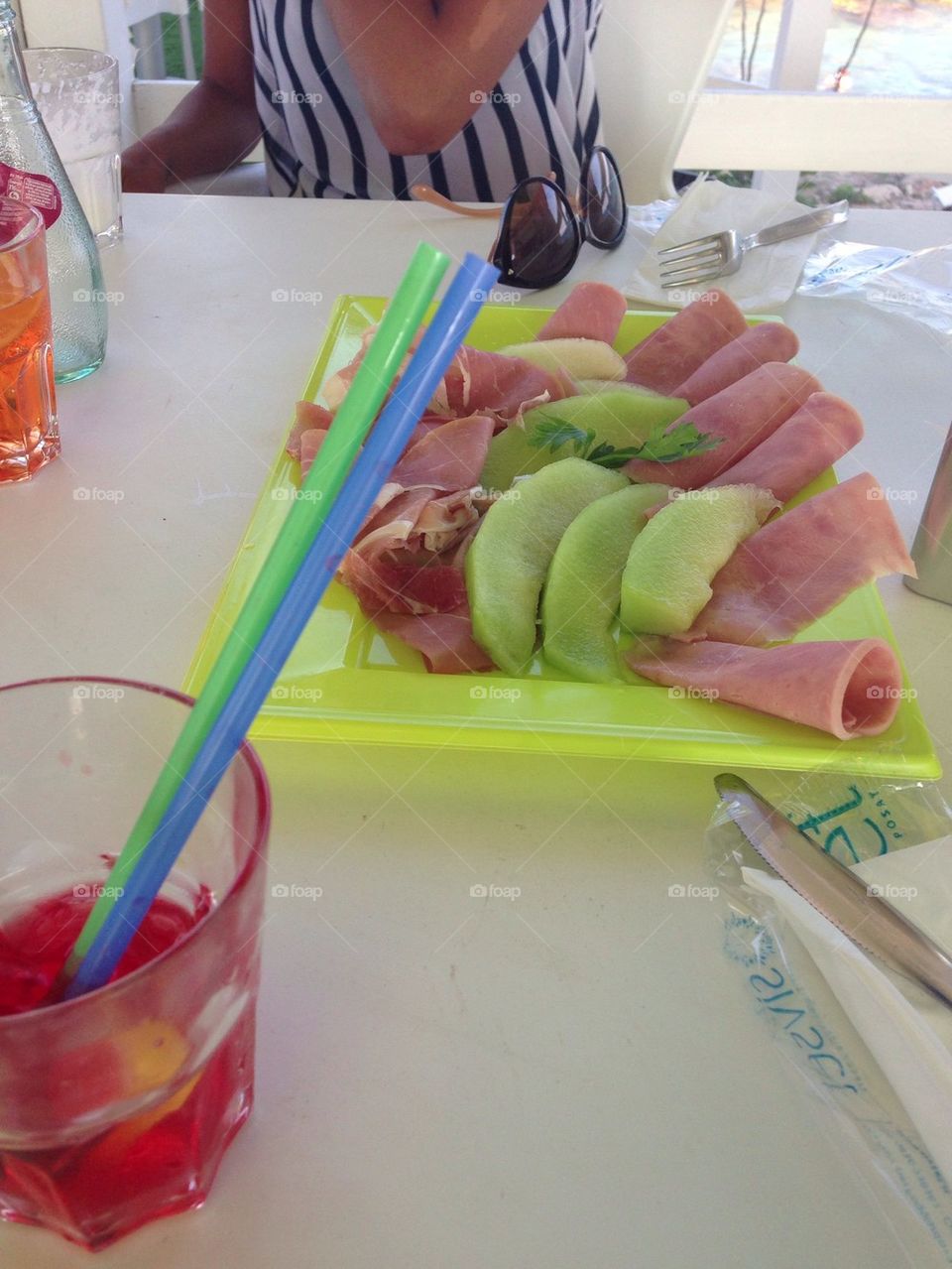 Melon and prosciutto