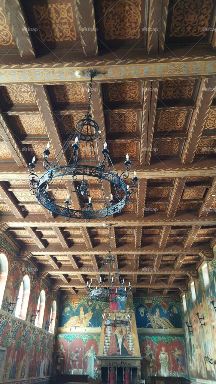 ceiling in the castle