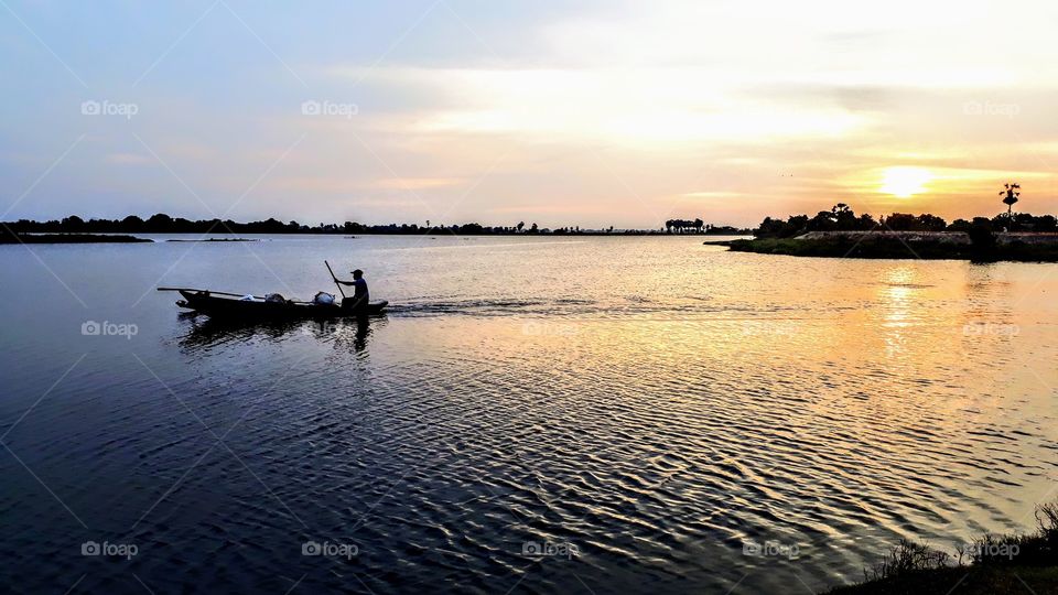 The fisherman Evening time