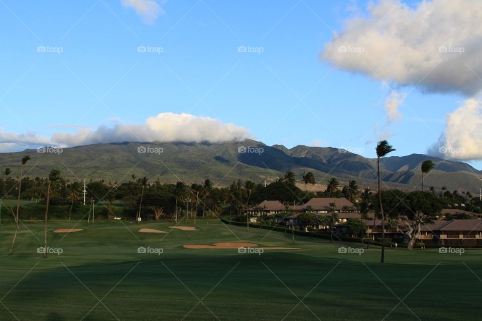 Hawaiian golf course