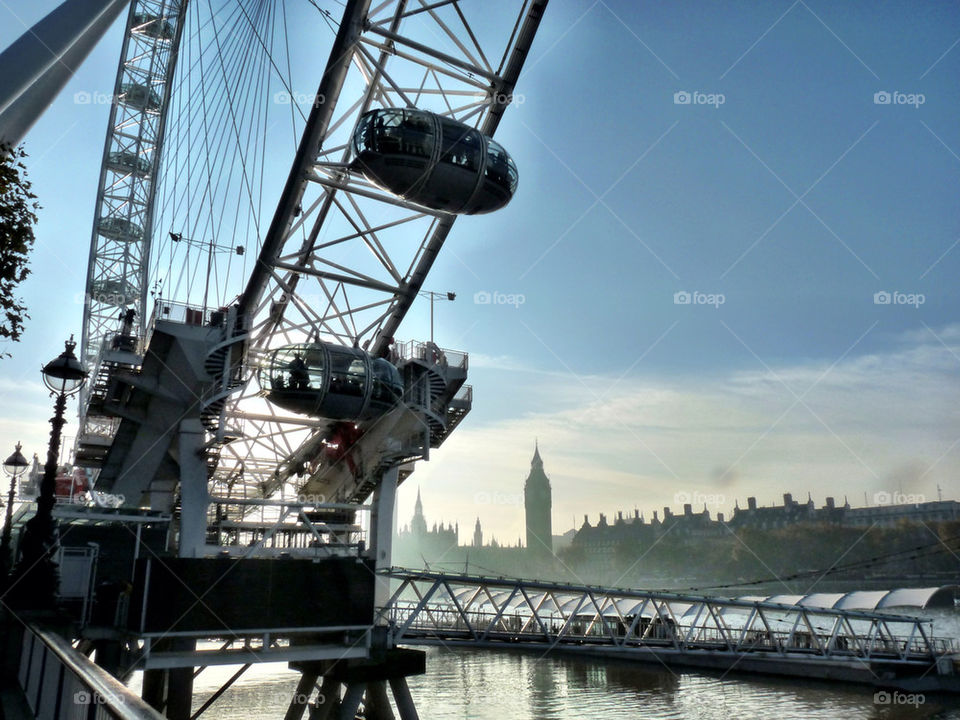 of london eye parliament by llotter