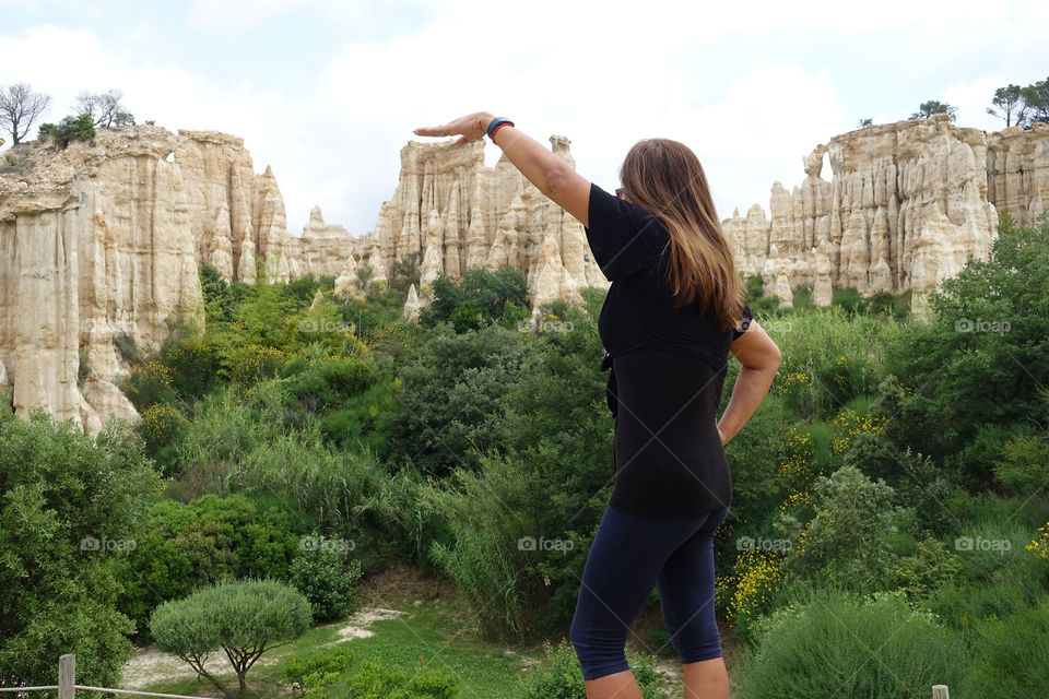 Sand stone Sedimentary Rock View 