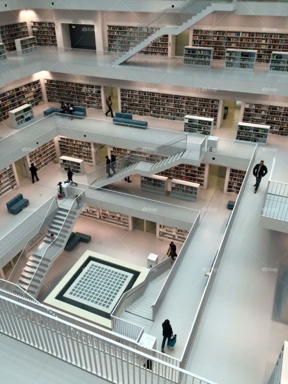 Library im Stuttgart, Germany
