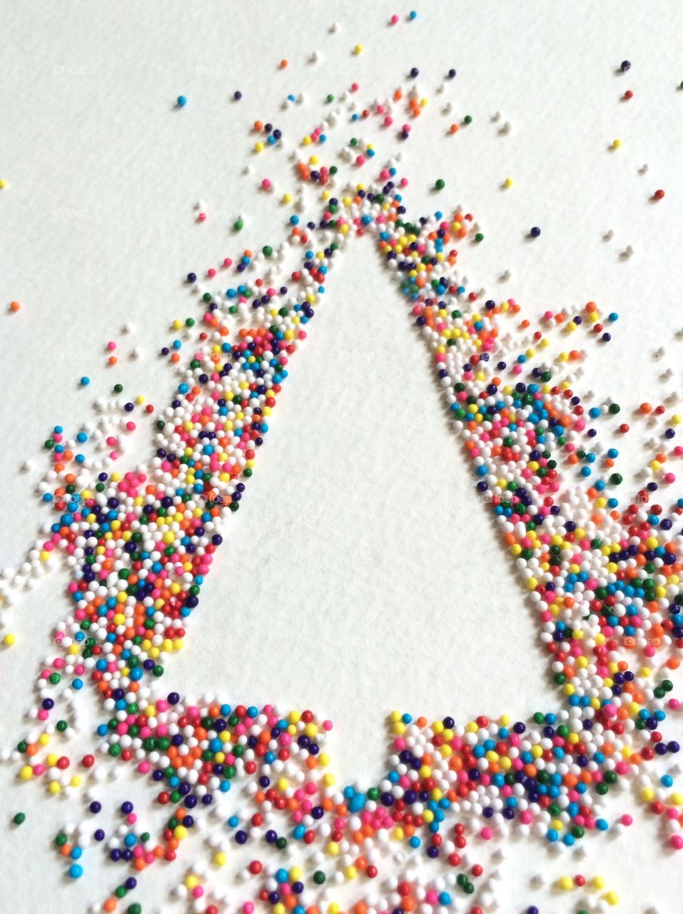 Sprinkle christmas tree