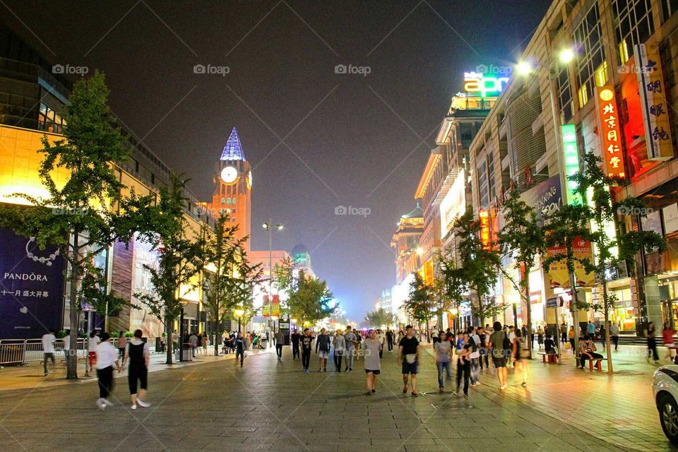 Beijing at night