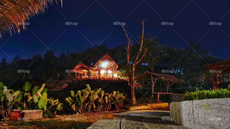 near brecci cliff in yogyakarta indonesia