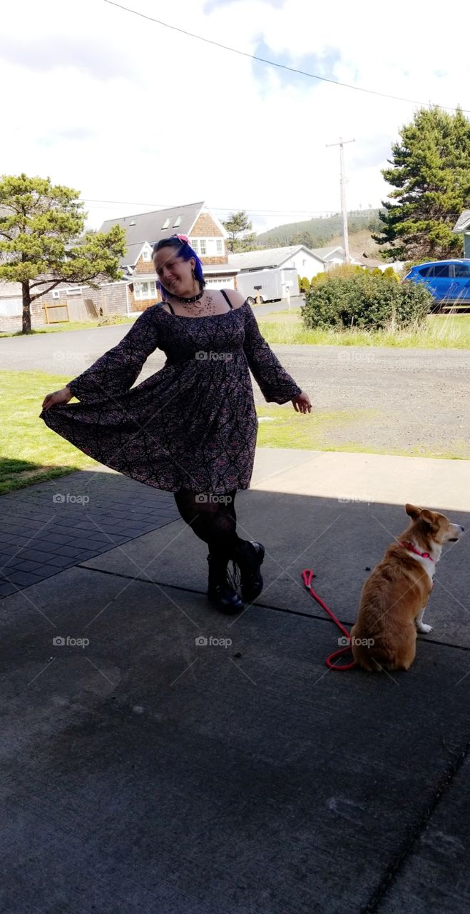 Spring walk with your dog!