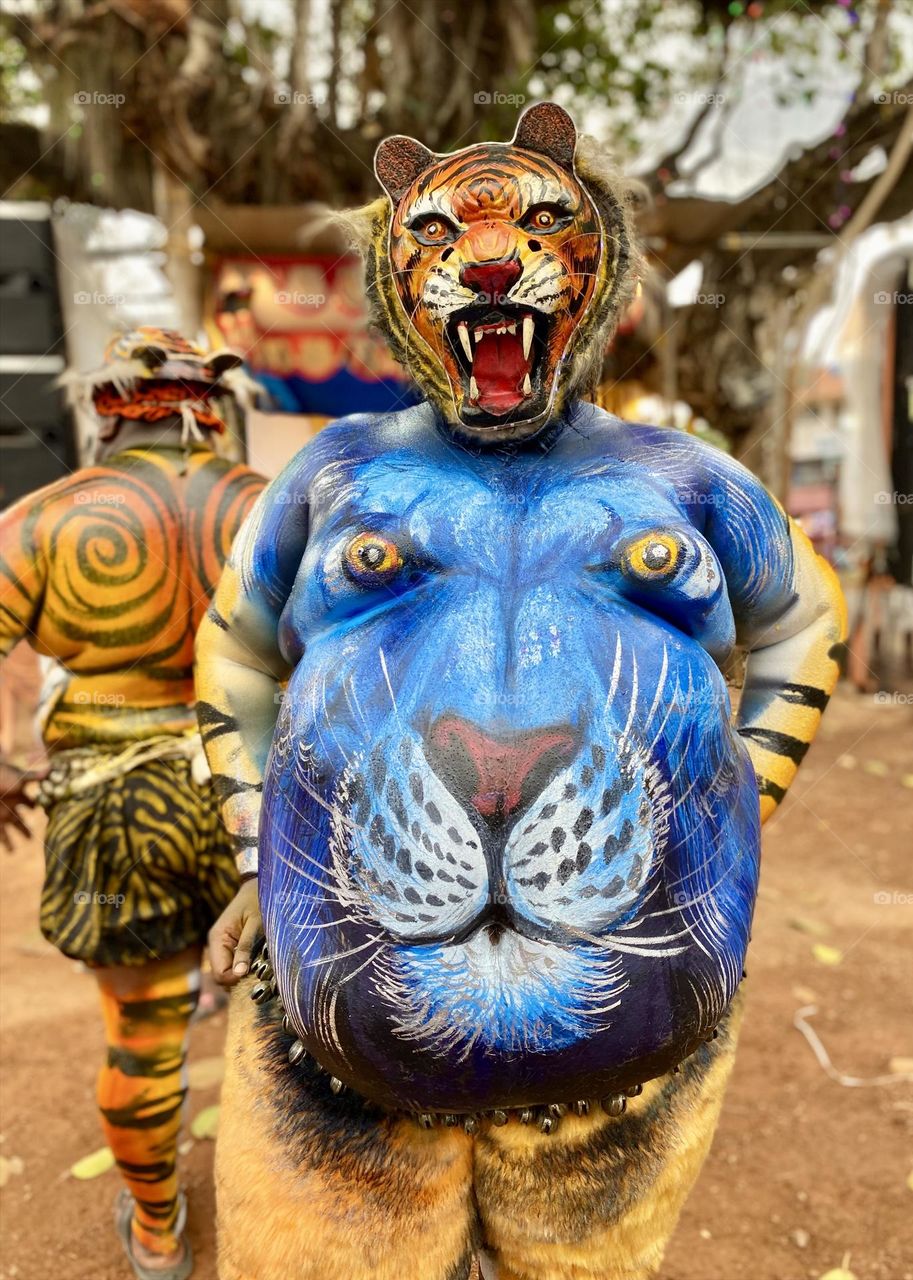Pulikali kerala , Indian folk Dance