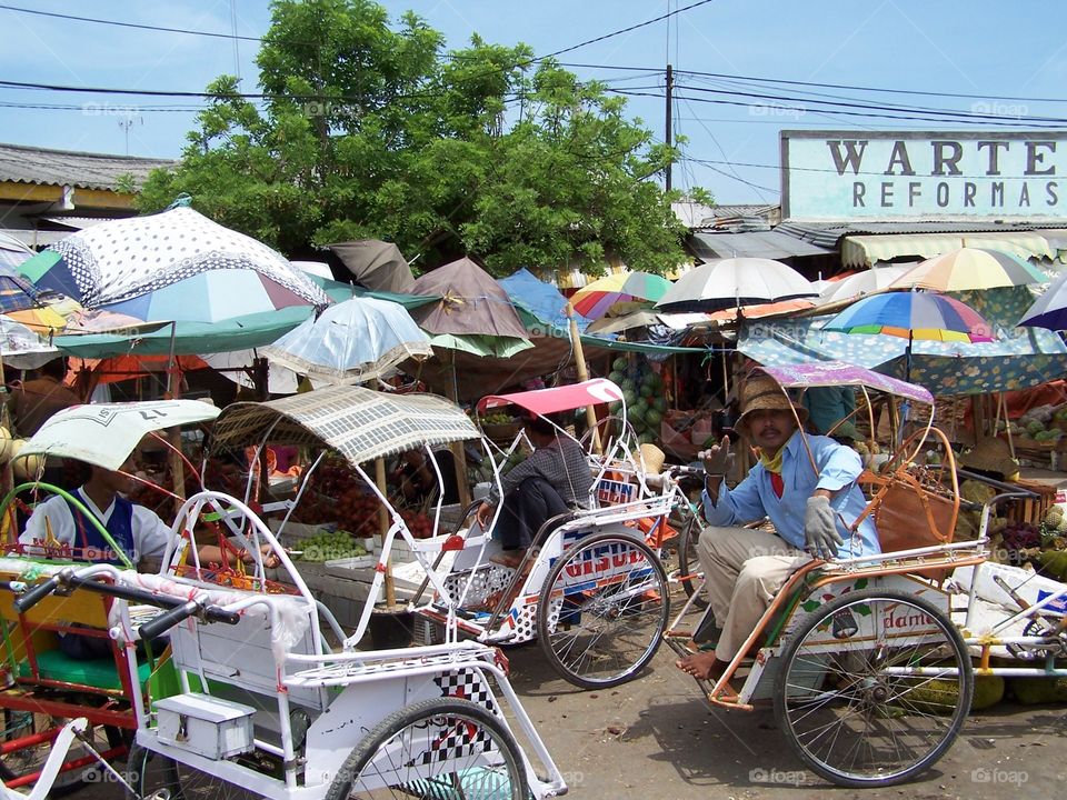 Becak . Jakarta 