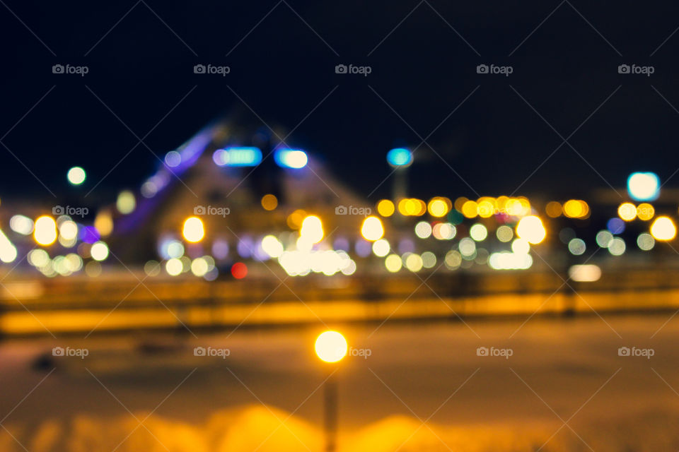 night cityscape of Kazan