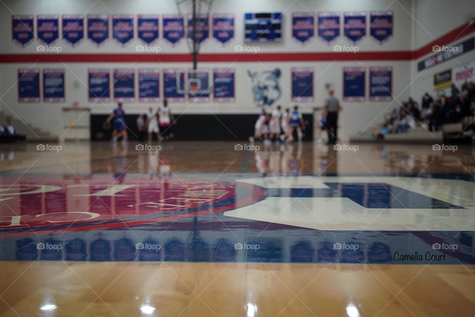 Home basketball game at my alma mater 