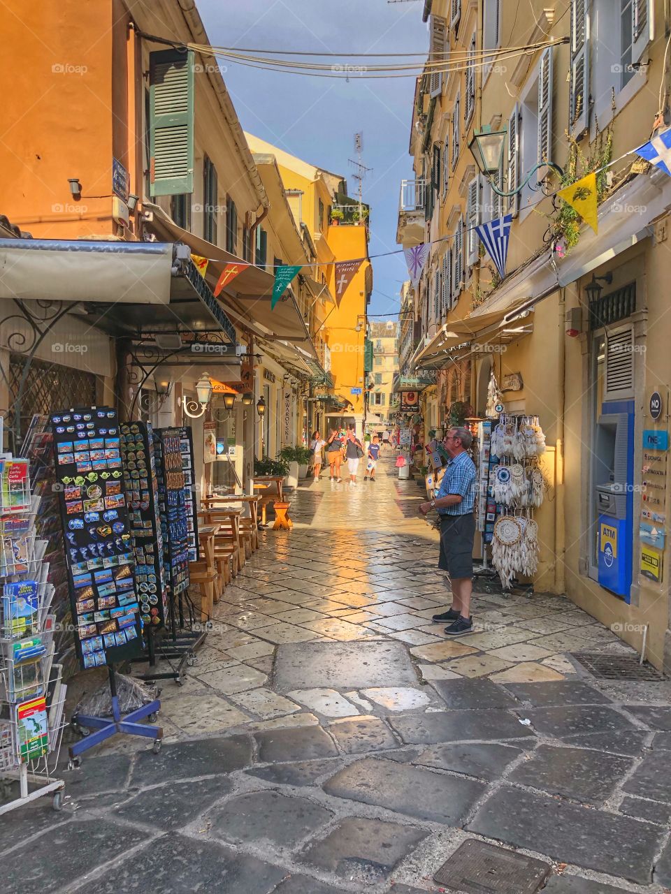 Corfu shopping in old town
