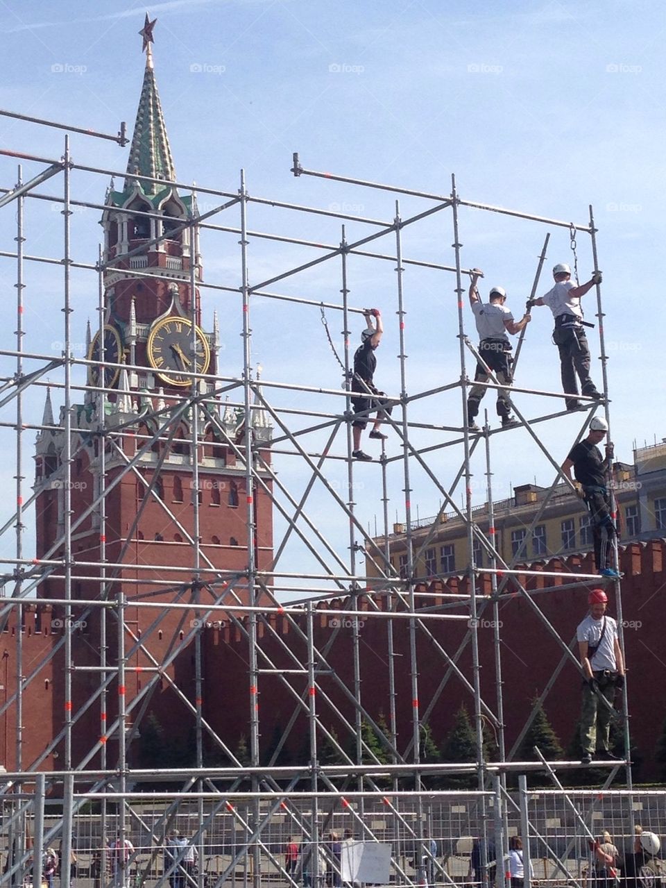 Construction on Red Square