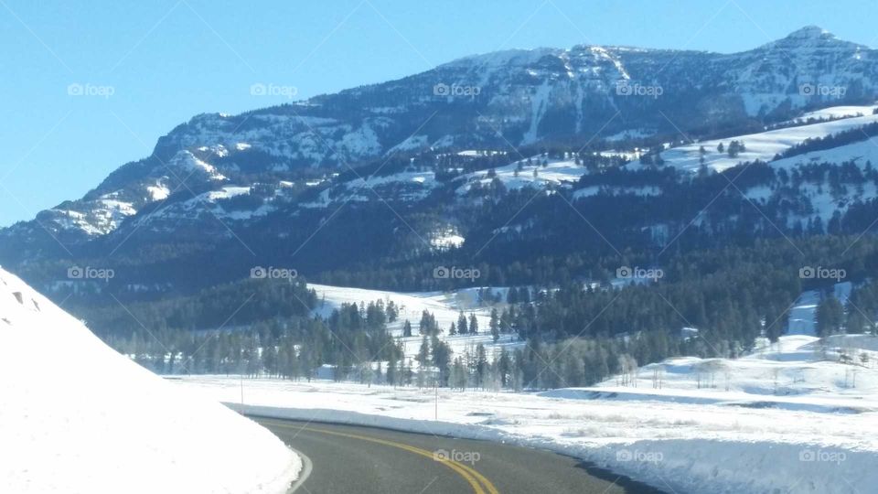 a way, a curve,a mountain