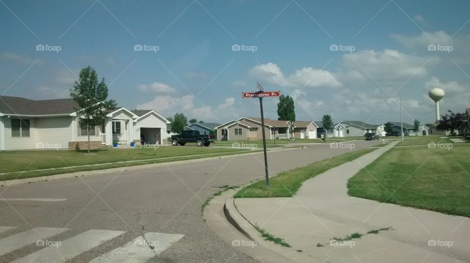 No Person, Home, Road, House, Grass